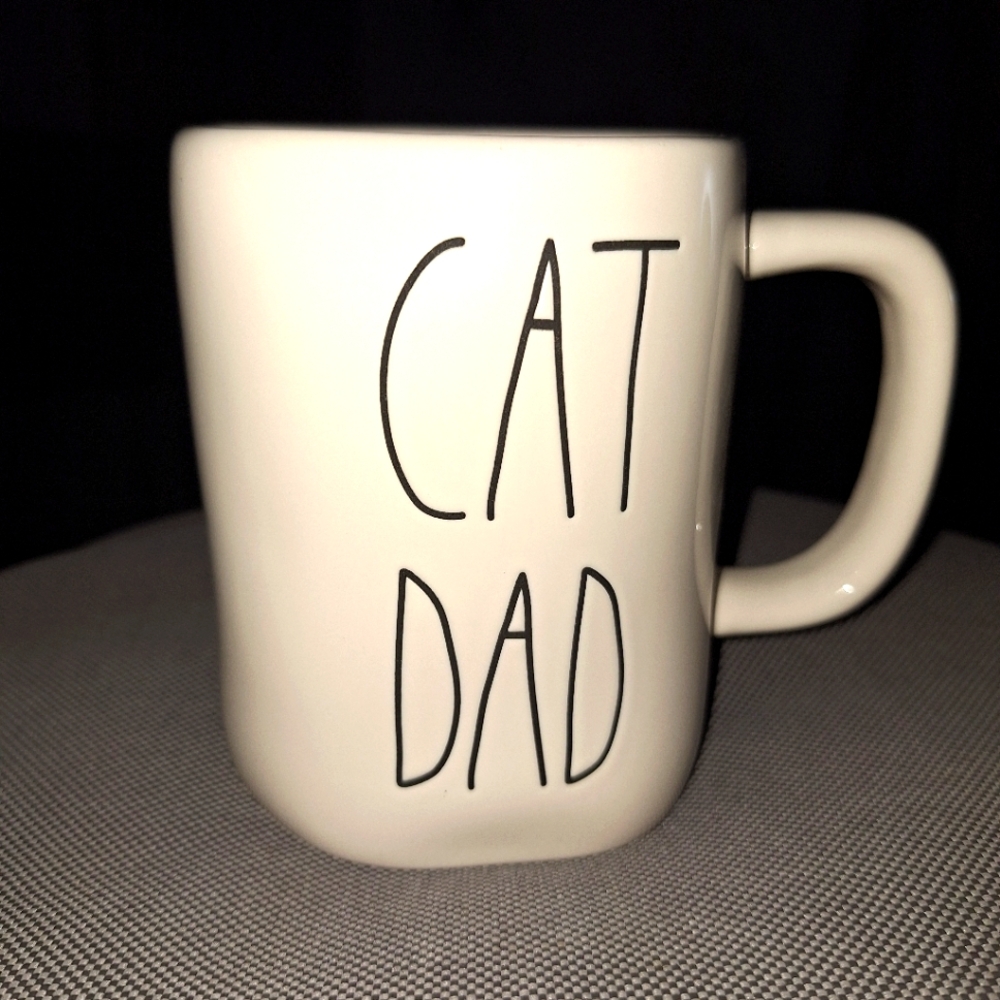 Rae Dunn Cat Dad Cup